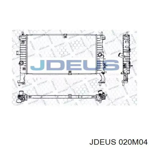 Радиатор 020M04 Jdeus