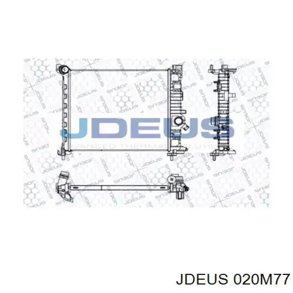 Радиатор 020M77 Jdeus