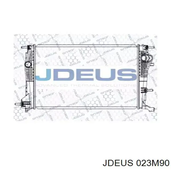 023M90 Jdeus radiador de esfriamento de motor