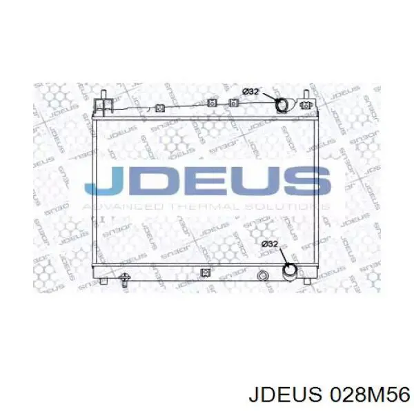 Радиатор 028M56 Jdeus