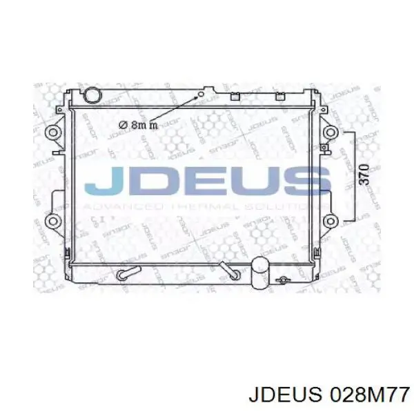 Радиатор 028M77 Jdeus