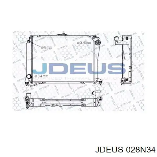 Радиатор 028N34 Jdeus