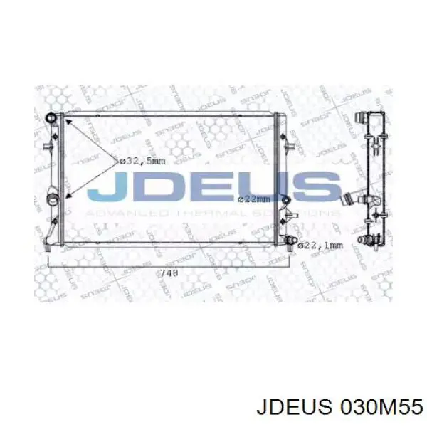 Радиатор 030M55 Jdeus