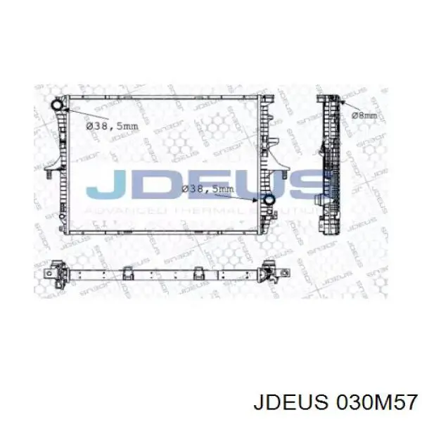 Радиатор 030M57 Jdeus