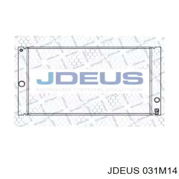 Радиатор 031M14 Jdeus