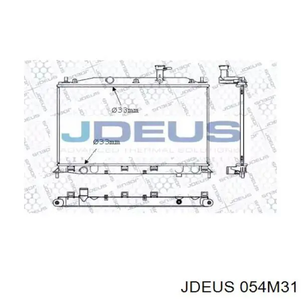 Радиатор 054M31 Jdeus