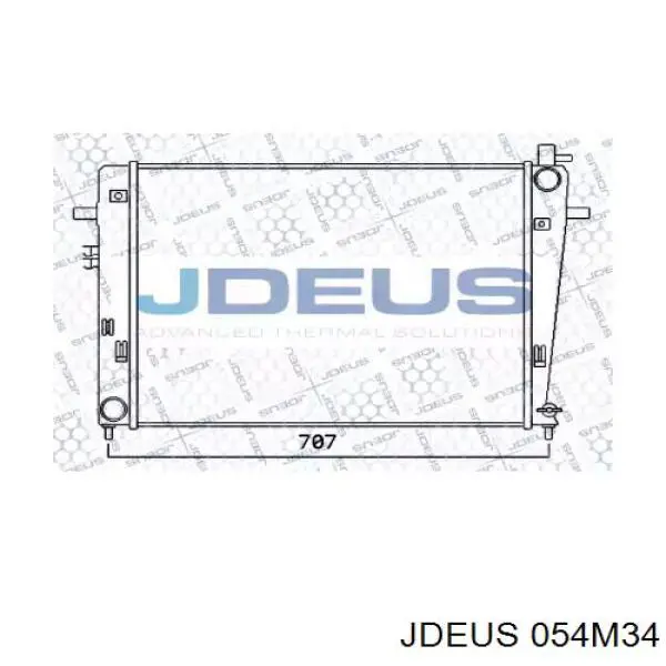 Радиатор 054M34 Jdeus