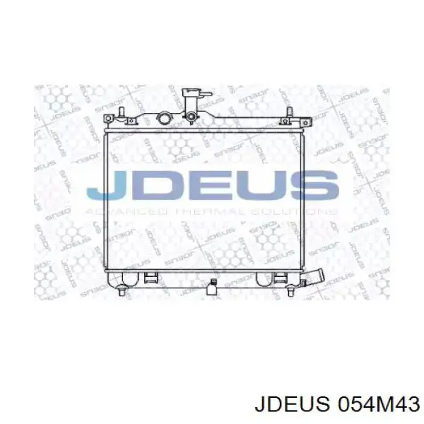 054M43 Jdeus radiador de esfriamento de motor