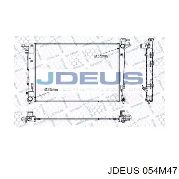 Радиатор 054M47 Jdeus