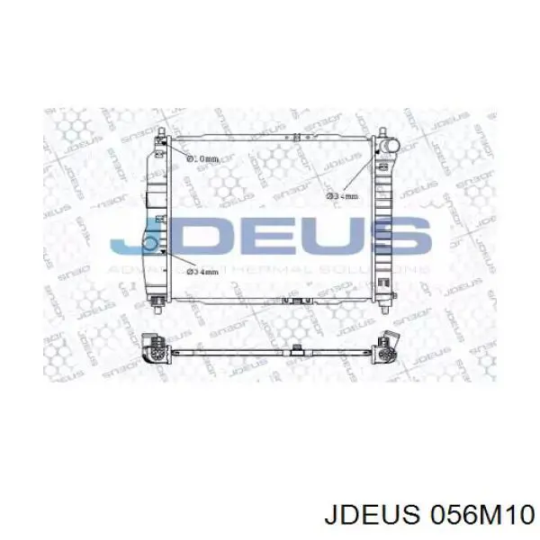 Радиатор 056M10 Jdeus