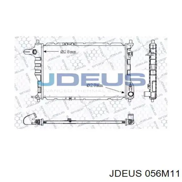 Радиатор 056M11 Jdeus