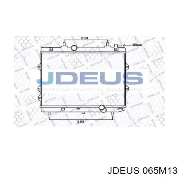 Радиатор 065M13 Jdeus