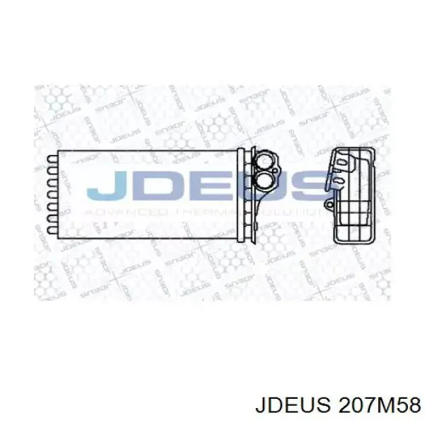 207M58 Jdeus radiador de forno (de aquecedor)