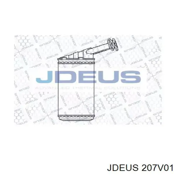 Радиатор печки 207V01 Jdeus