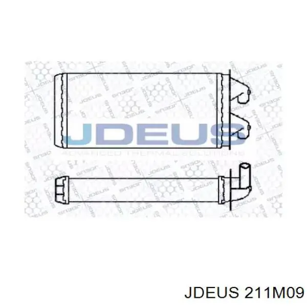 Радиатор печки 211M09 Jdeus