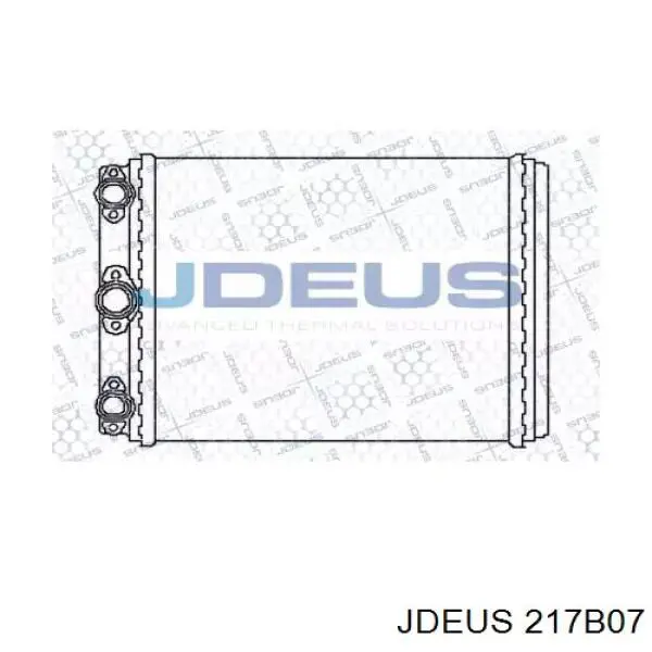 Радиатор печки 217B07 Jdeus