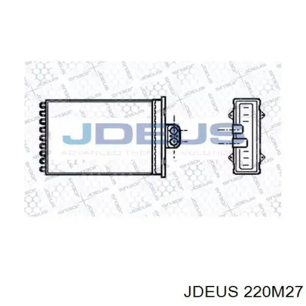 Радиатор печки 220M27 Jdeus