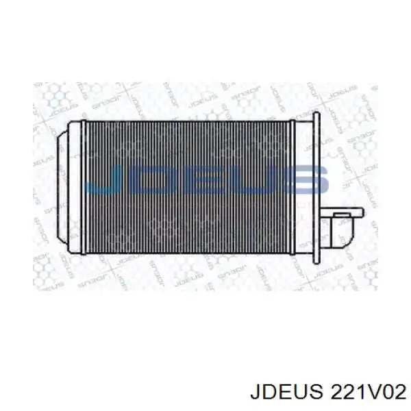 Радиатор печки 221V02 Jdeus