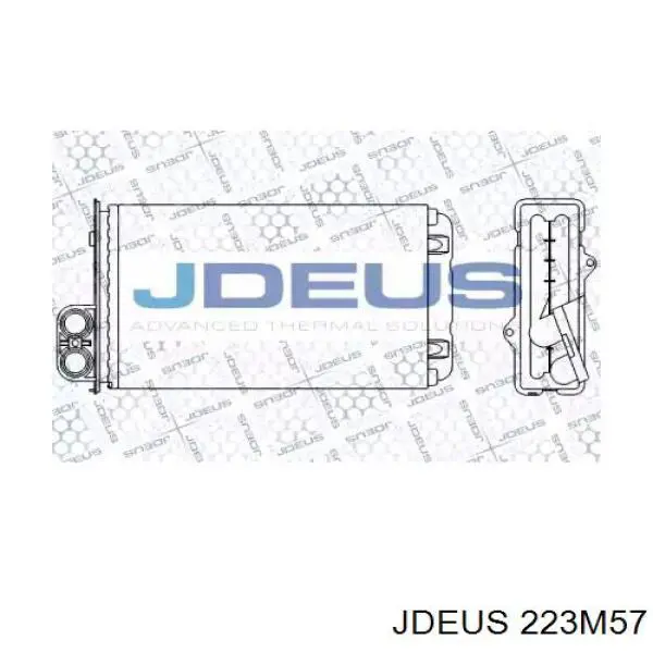 Радиатор печки 223M57 Jdeus