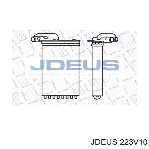 Радиатор печки 223V10 Jdeus