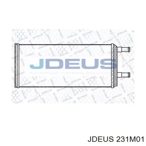 Радиатор печки 231M01 Jdeus