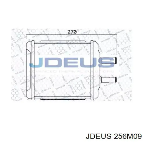 Радиатор печки 256M09 Jdeus