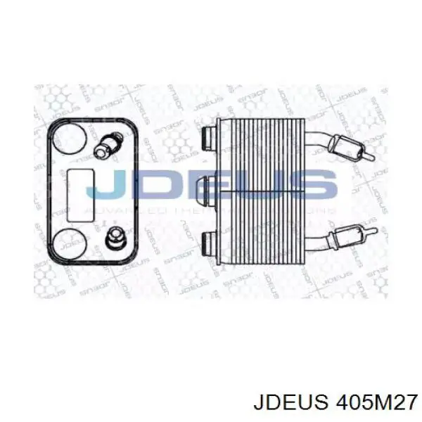 Радиатор охлаждения, АКПП/КПП 405M27 Jdeus