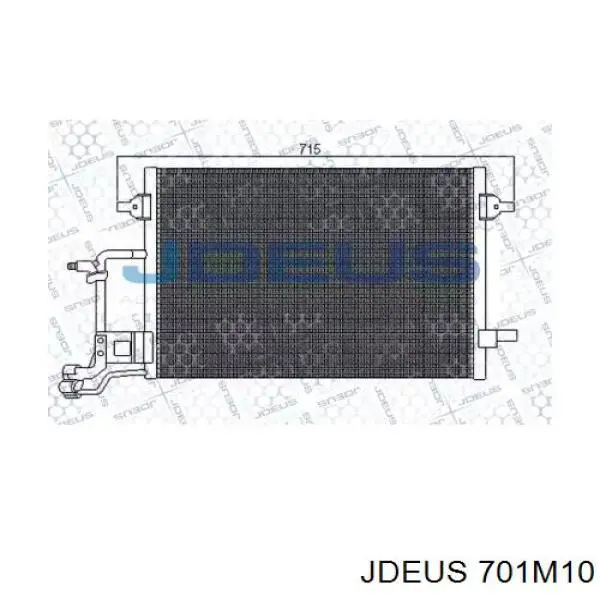 Радиатор кондиционера 701M10 Jdeus