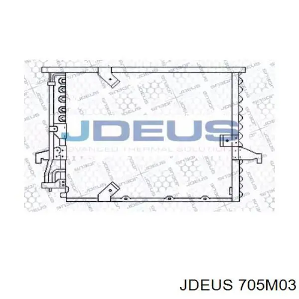 Радиатор кондиционера 705M03 Jdeus