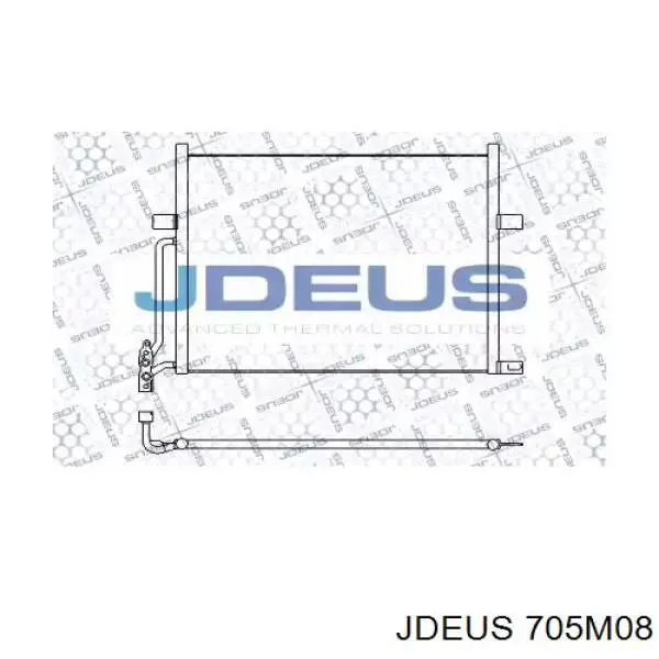 Радиатор кондиционера 705M08 Jdeus