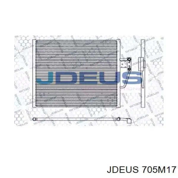 Радиатор кондиционера 705M17 Jdeus