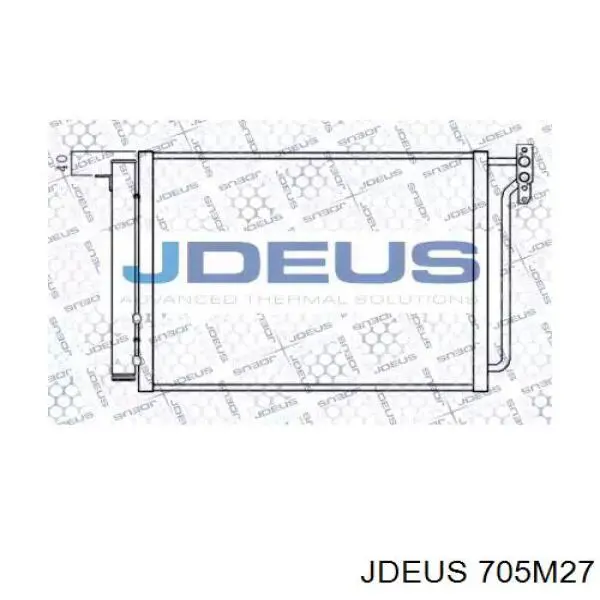 Радиатор кондиционера 705M27 Jdeus