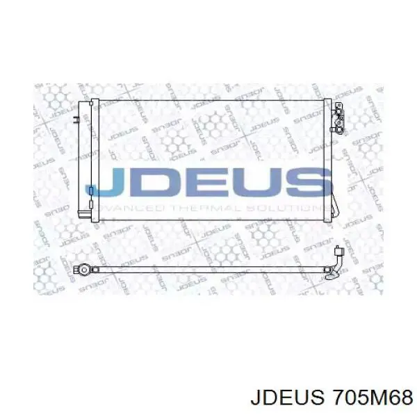 Радиатор кондиционера 705M68 Jdeus