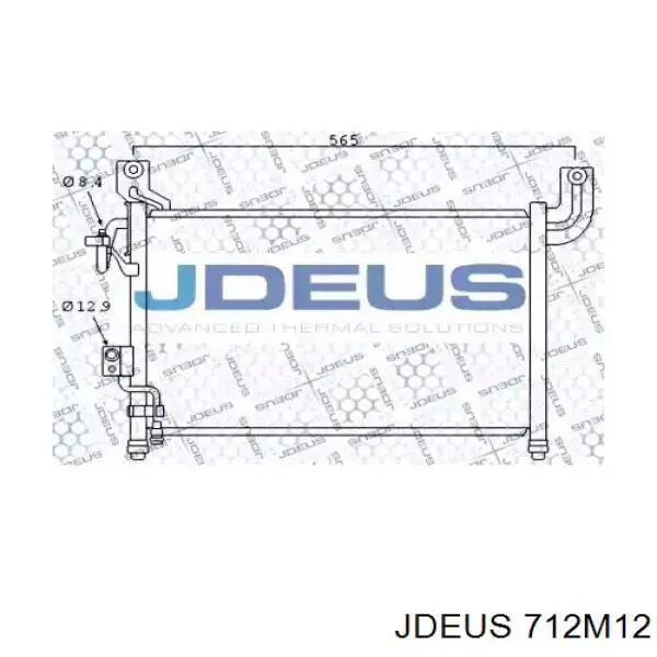 Радиатор кондиционера 712M12 Jdeus