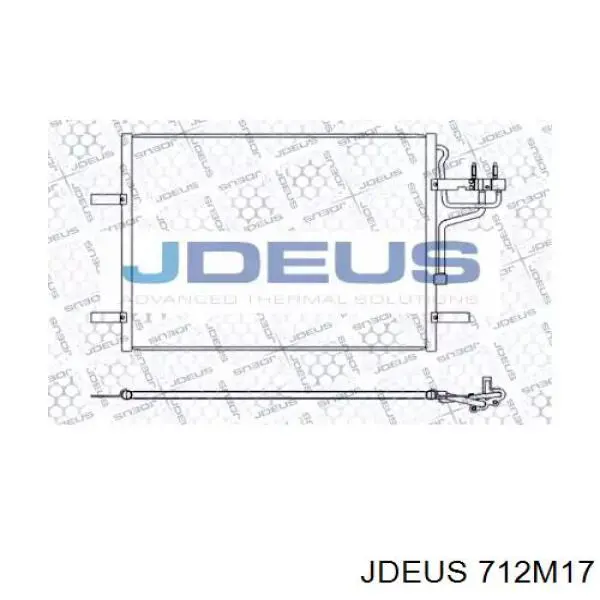 Радиатор кондиционера 712M17 Jdeus