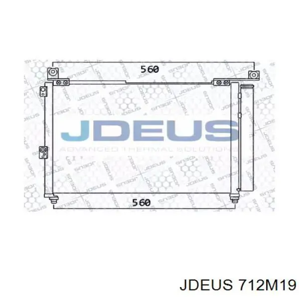 Радиатор кондиционера 712M19 Jdeus