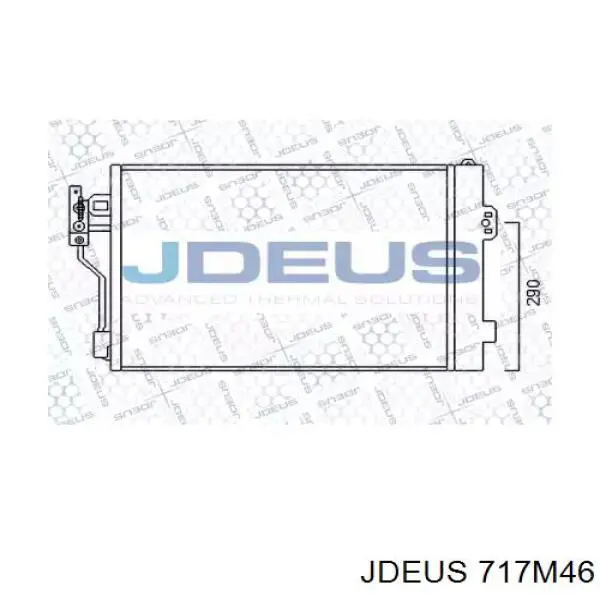 Радиатор кондиционера 717M46 Jdeus