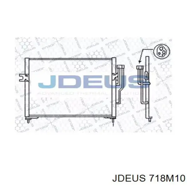 Радиатор кондиционера 718M10 Jdeus