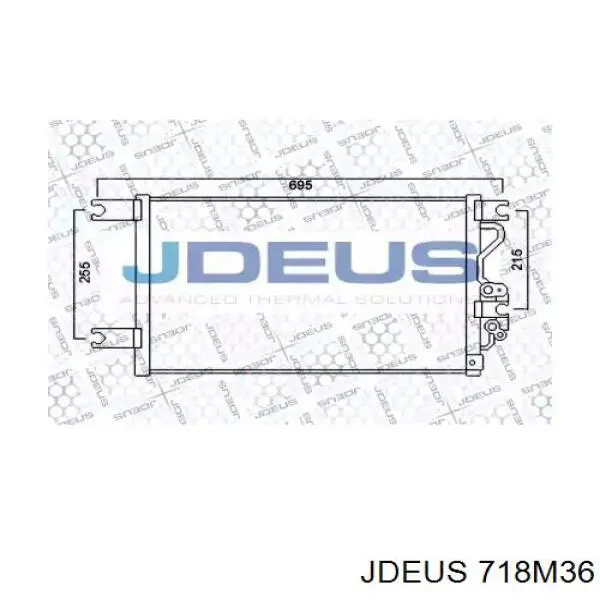 Радиатор кондиционера 718M36 Jdeus