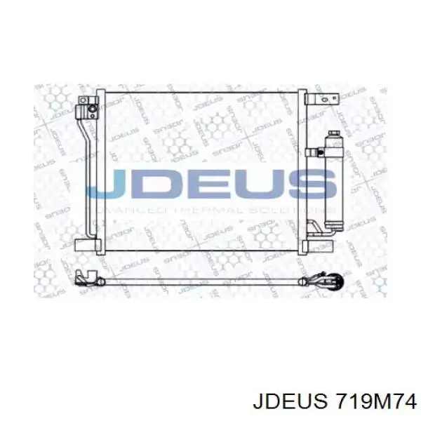 Радиатор кондиционера 719M74 Jdeus