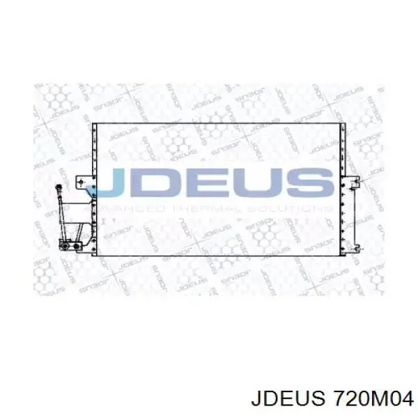 Радиатор кондиционера 720M04 Jdeus