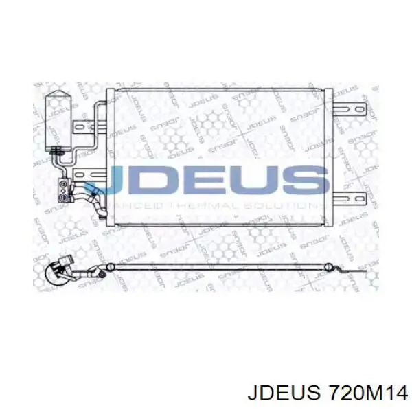 Радиатор кондиционера 720M14 Jdeus