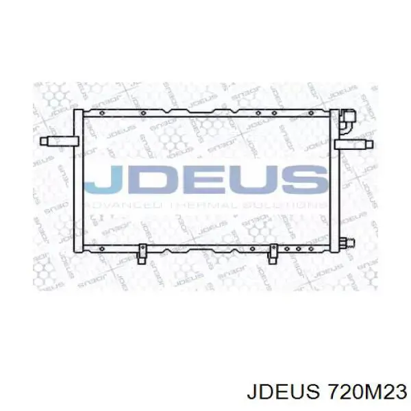 Радиатор кондиционера 720M23 Jdeus