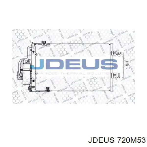 Радиатор кондиционера 720M53 Jdeus