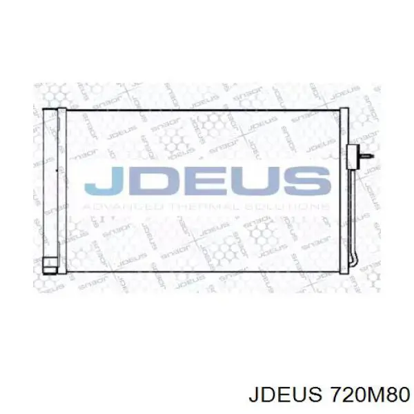 Испаритель кондиционера 720M80 Jdeus