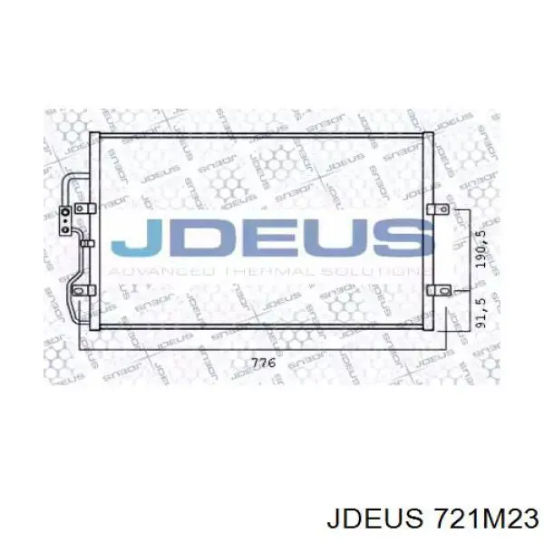 Радиатор кондиционера 721M23 Jdeus