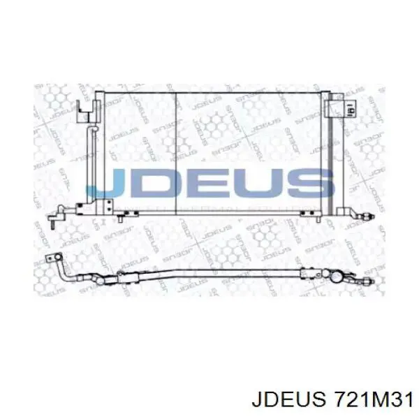 Радиатор кондиционера 721M31 Jdeus