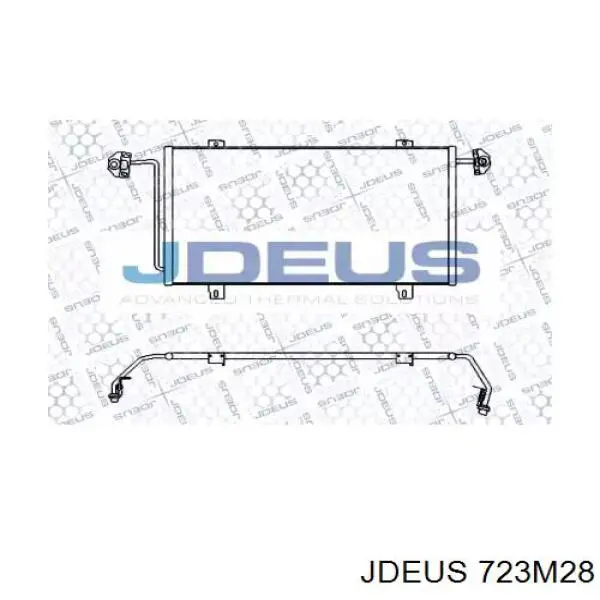 Радиатор кондиционера 723M28 Jdeus