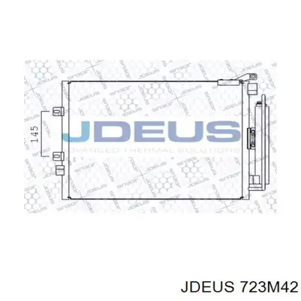 Радиатор кондиционера 723M42 Jdeus