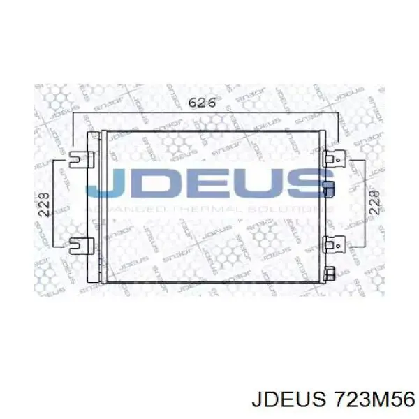 Радиатор кондиционера 723M56 Jdeus